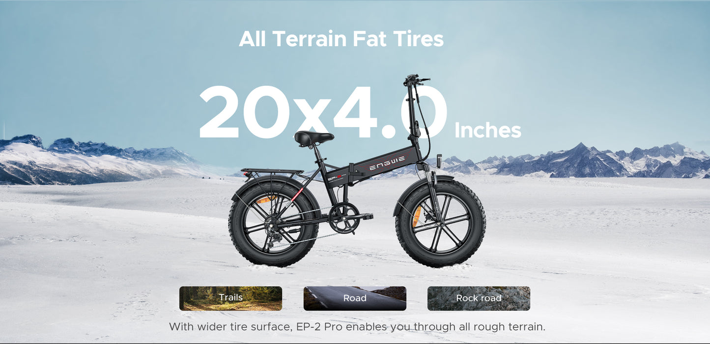 ENGWE EP-2 Pro Folding Electric Bike – 250W EU Version